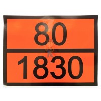 Знак ООН 40/1386 - Знак ООН 80/1830